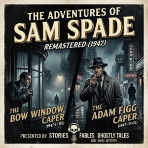 The Adventures of Sam Spade Remastered | The Bow Window & Adam Figg Capers