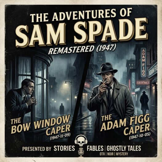 The Adventures of Sam Spade Remastered | The Bow Window & Adam Figg Capers episode artwork